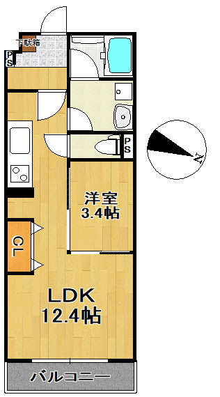 ピア旭町の間取り