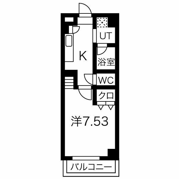 アールズコート新瑞橋駅前の間取り