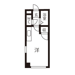 札幌市中央区南十六条西のマンションの間取り