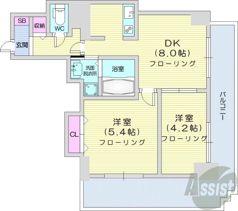 ジュエルタワーの間取り