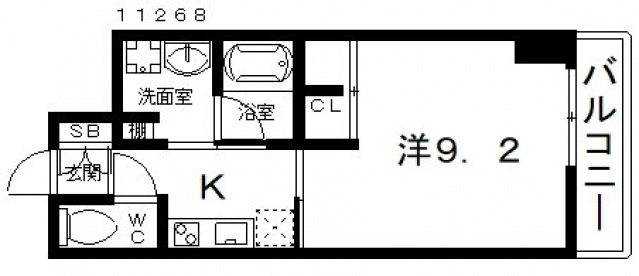 グラージュ春日丘の間取り