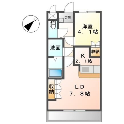 川口市安行出羽のアパートの間取り