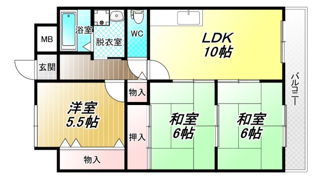 エスペラールの間取り