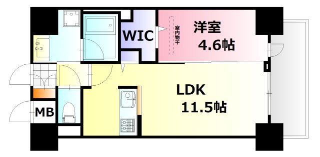 【リモッカ大手町の間取り】