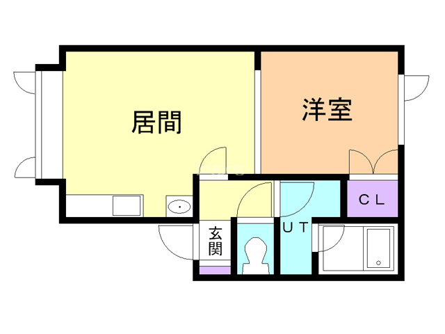 メゾンド　ショコラの間取り