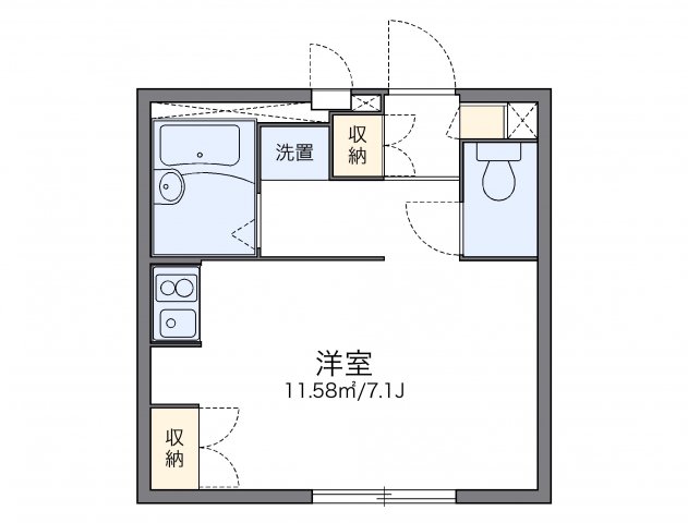 レオパレスＣｏｍｆｏｒｔ　Ｈｏｕｓｅの間取り