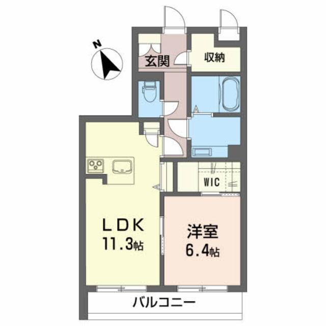 メゾンマスト高坂の間取り