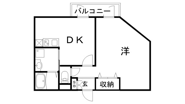 サンビルダープラス磯上ベースの間取り