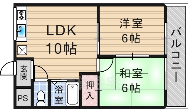 ＭＴサンハイムの間取り