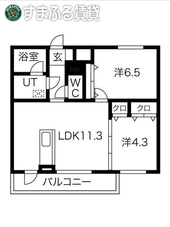 サニーハイツの間取り