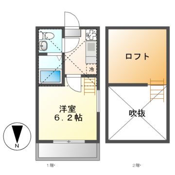 メゾン栄生の間取り