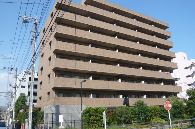 【大田区多摩川のマンションの建物外観】