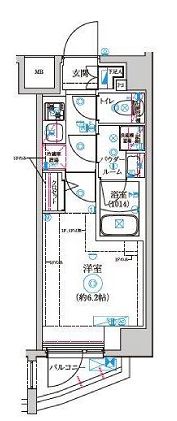 杉並区高井戸東のマンションの間取り