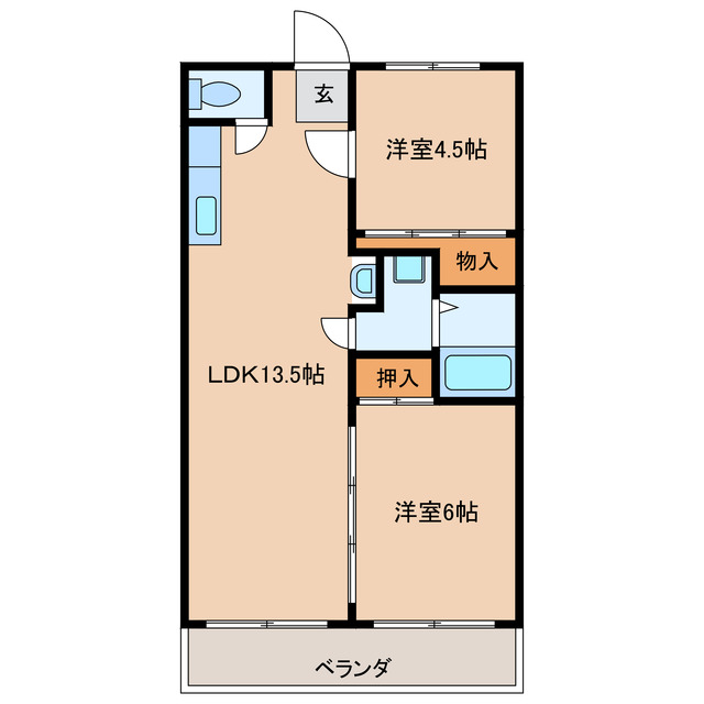 シーガルハイツIIIの間取り