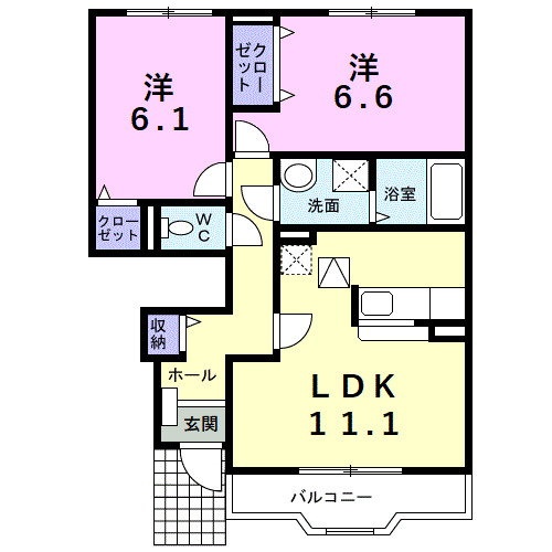 アレーグレの間取り