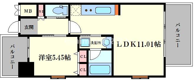 プレジオ城東中央の間取り