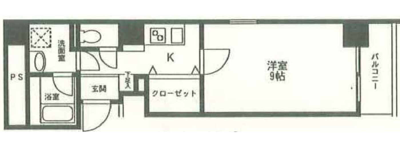 八潮市大瀬のマンションの間取り