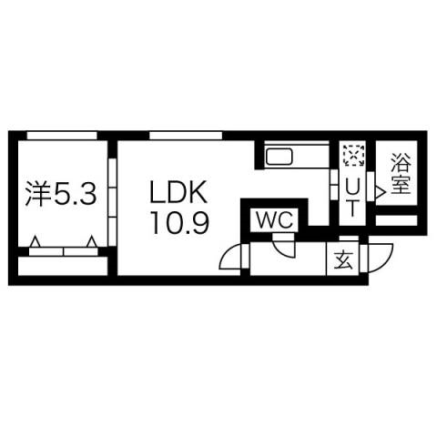 シティコート豊平の間取り