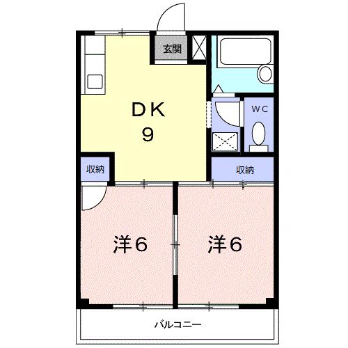 ドミール東仙台の間取り