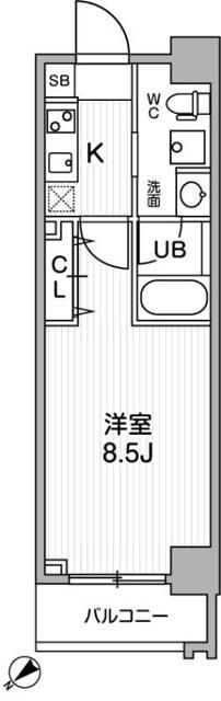 リテラス三軒茶屋サウスの間取り