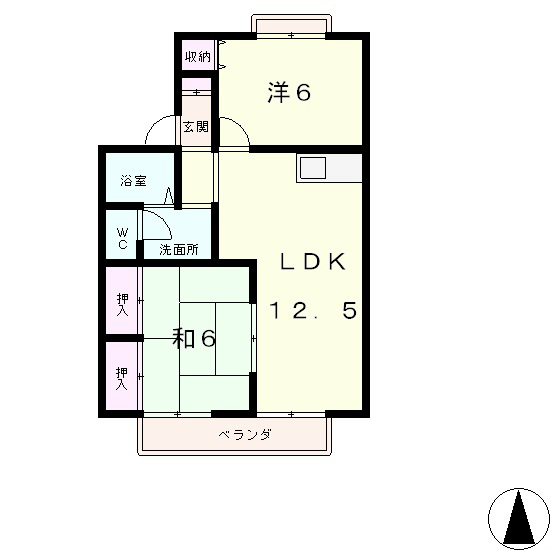 エスポワールの間取り