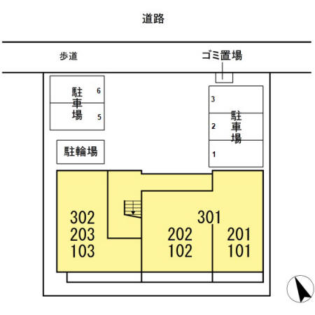 【相模原市中央区横山のアパートのその他共有部分】