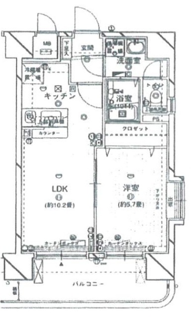 【ドメイン藤沢の間取り】