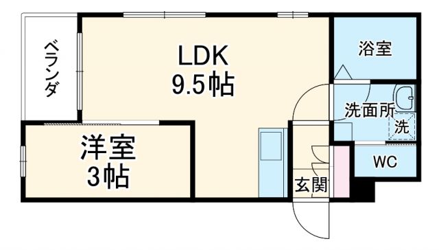 アールズマンション花田の間取り