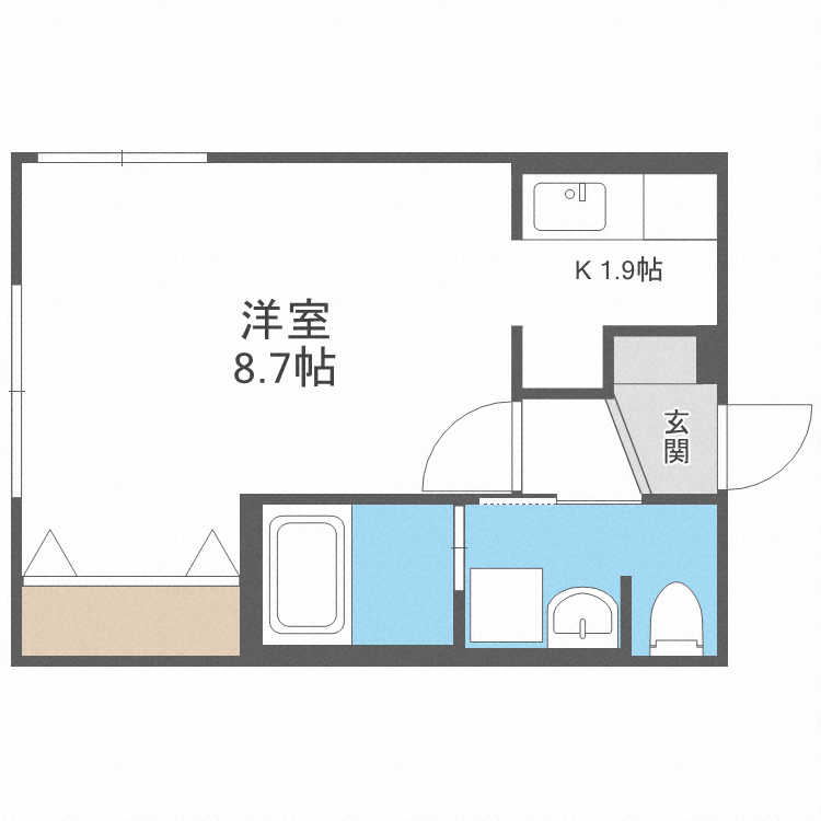 エレンディルの間取り