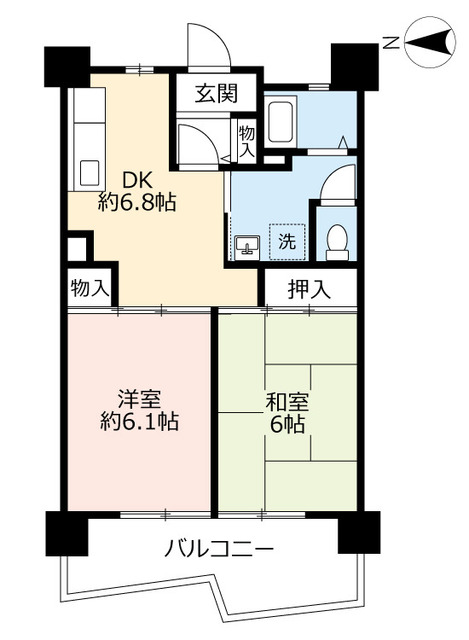 ＵＲ武庫川の間取り