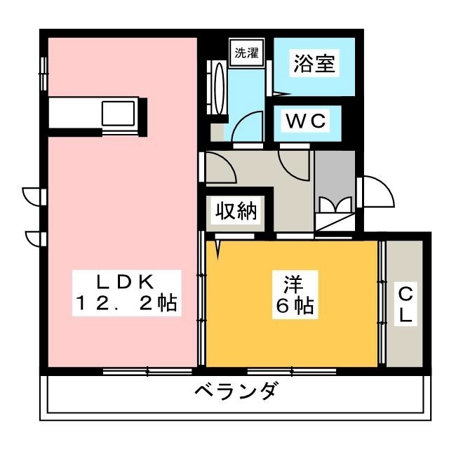 カメリア　Ｅの間取り