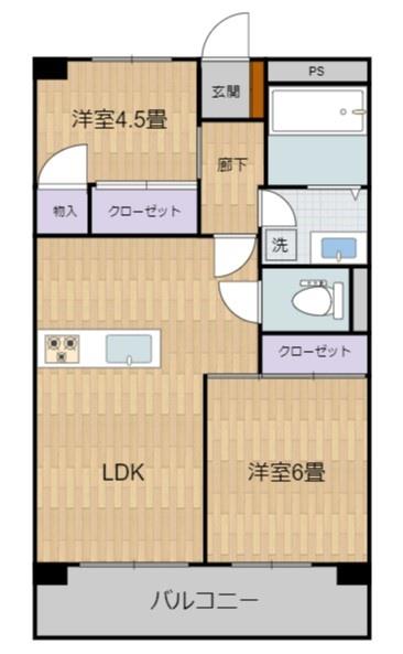 青山ハイツの間取り