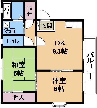 ウインディア草津の間取り