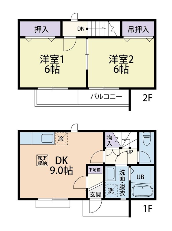 green peak(グリーンピーク)　IIの間取り