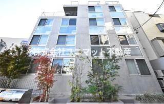 【渋谷区恵比寿のマンションの建物外観】