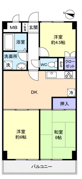 ＹＳ習志野台の間取り