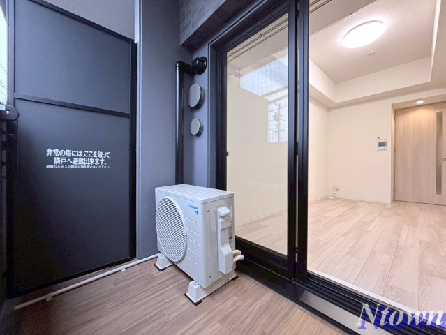 バルコニー　広々としたバルコニーです