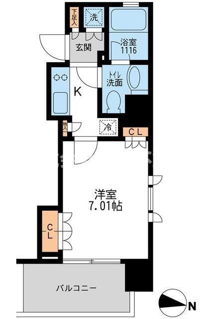 アーデン清澄白河の間取り