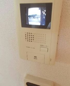 セキュリティ　カメラ付インターホン（イメージ）