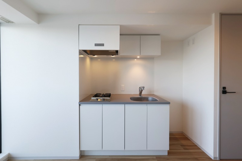 キッチン　２口ガスコンロシステムキッチン