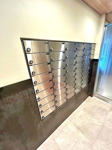 その他設備　郵便ボックス　※前回募集時撮影2025年12月