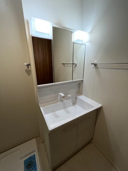 洗面設備　便利なシャンプードレッサー付き