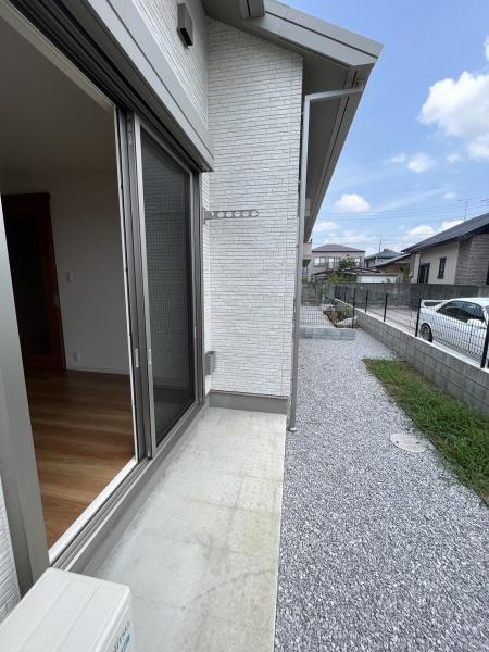 バルコニー　1階はテラスです。