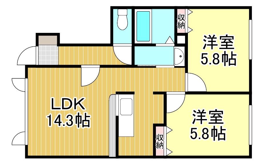 バロンドールの間取り