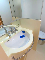洗面設備　広い洗面スペース