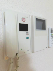 セキュリティ　モニター付きインターホンです
