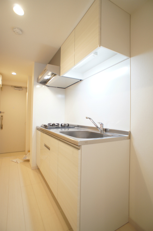 キッチン　コンパクトなキッチンで掃除もラクラク