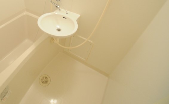 洗面設備　写真は別号室のものです。