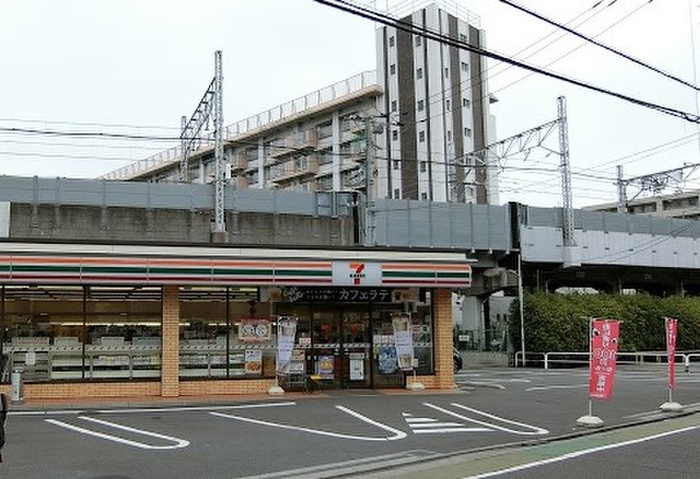 コンビニ　セブンイレブン板橋志村四中前店（コンビニ）まで594m