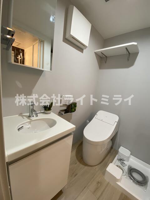 洗面設備　モデルルーム写真?